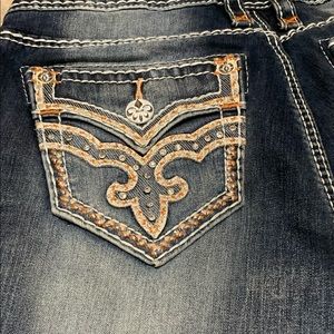 Rock Revival Delara Crop Jean- Size 30